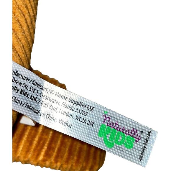 Naturally Kids Plush Dinosaur Tyrannosaurus TRex Stuffed Ribbed Nursery 9" - Picture 7 of 10